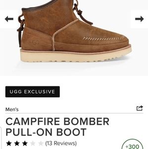 Mens UGG campfire pull in boot